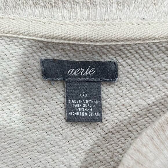 Aerie Oversized Camo Crewneck Sweatshirt Women’s Large - Picture 3 of 4